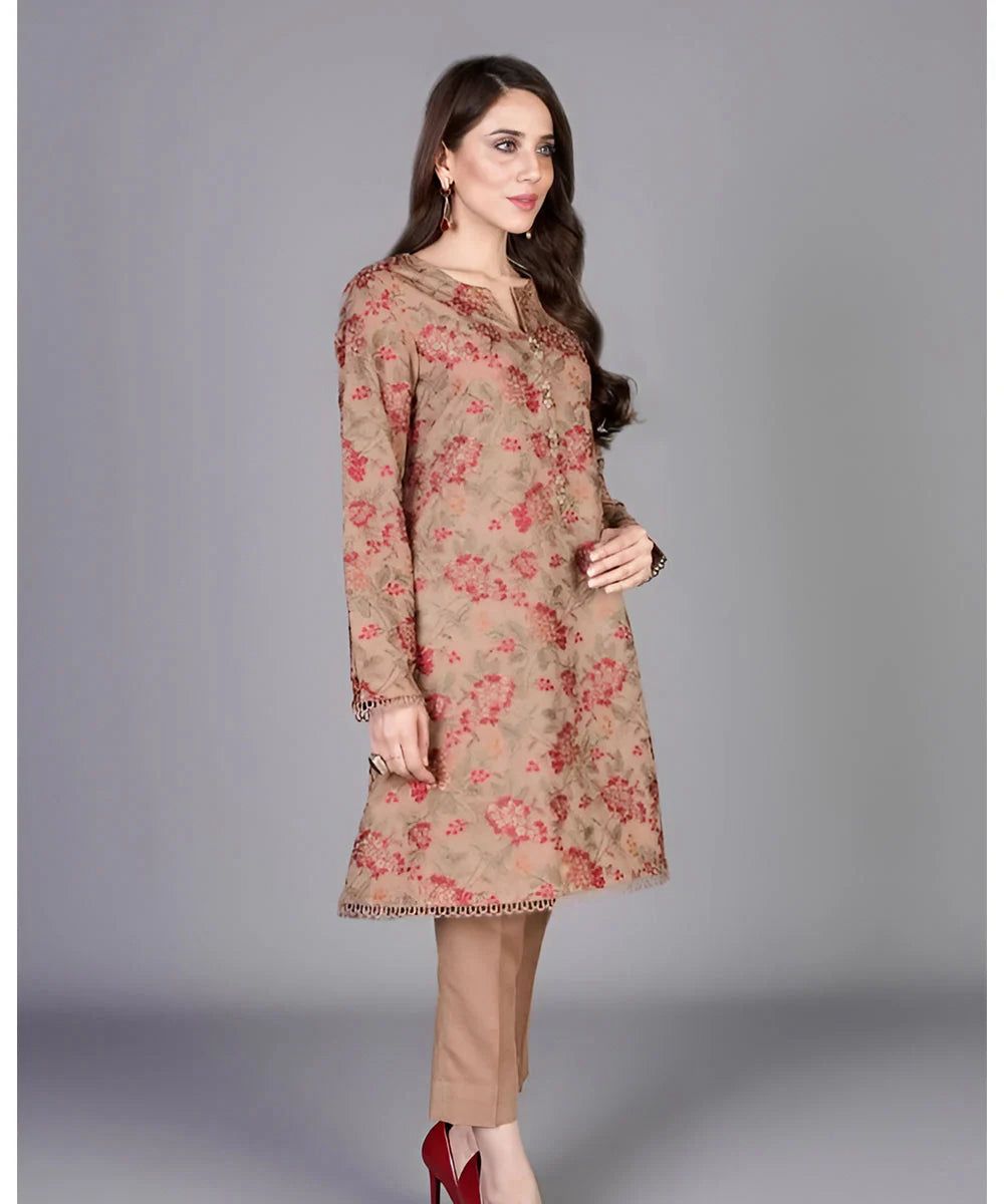 Bareeze Dhanak Embroidered 3 Piece Winter Suit by zairahofficial. Explore Winter Dresses for Women in Pakistan with elegant embroidery.