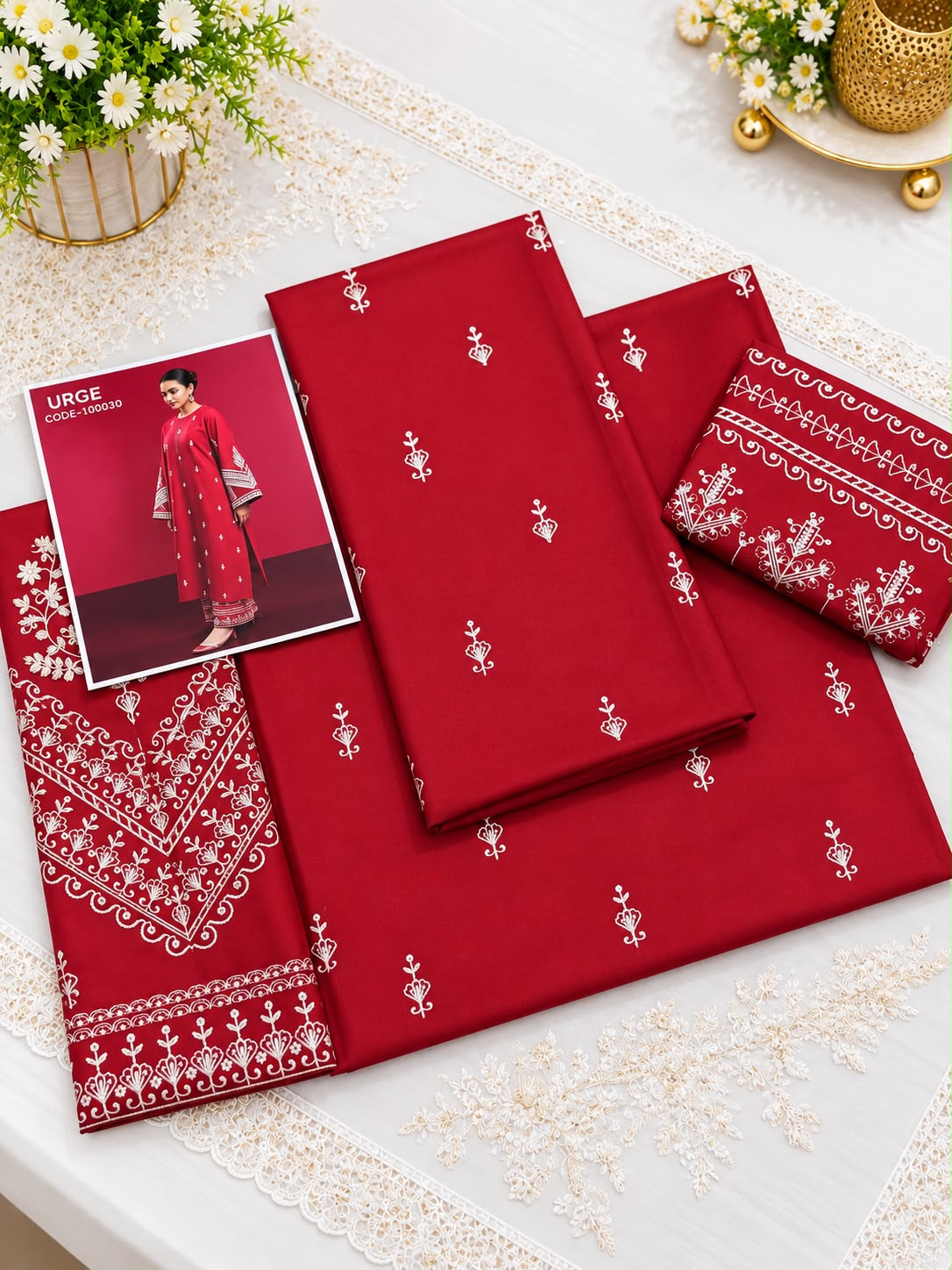 Dhanak Heavy Embroidered Shirt Trouser Suit by zairahofficial. Explore Dhanak Winter Collection 2026 in Pakistan with elegant embroidery.