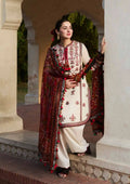 Hussain Rehar Dhanak Embroidered 3 Piece Suit with Printed Shawl by zairahofficial. Explore Winter Collection Sale on Brands in Pakistan.
